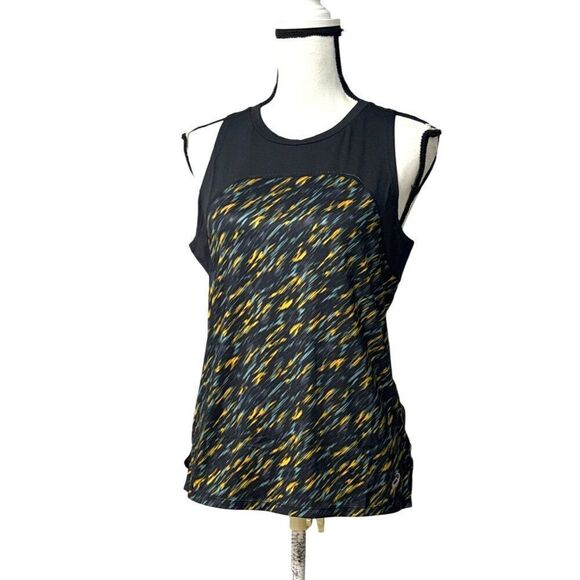 ASICS Women's PR Lyte Running Tank Night Shade/ Sage Print - Picture 1 of 10